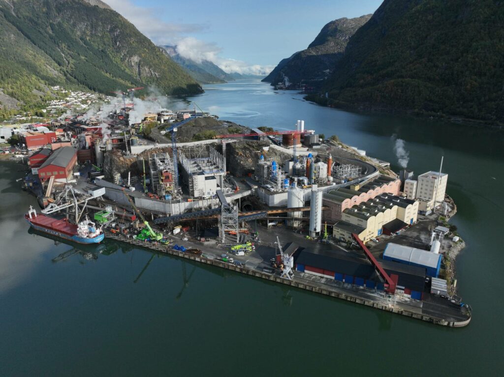 Ny milepæl nådd i utbyggingen av verdens grønneste sinkverk i Odda
